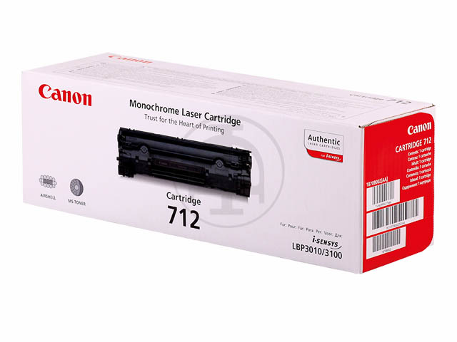 1870B002 CANON 712BK LBP Cartridge black 1500Seiten