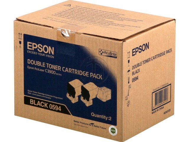 C13S050594 EPSON AL Toner (2) black 2x6000Seiten